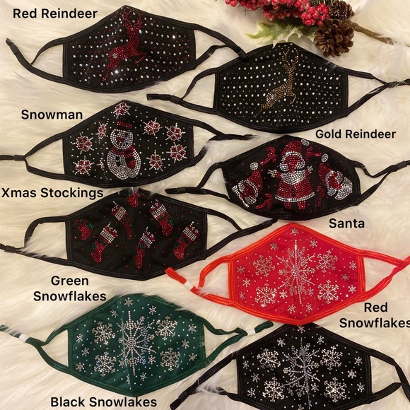 Accessories - 🎉HP🎉✨X-MAS✨Crystal Sparkle Face Masks